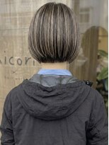 ニコリヘアワークス(nicori hair works)&nbsp;ショートボブ×ハイライト×ニュアンスカラー1
