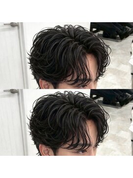 アイトーキョープラスシー 横浜(AI TOKYO+Sea) MEN’S横浜/センターパート/フェザーパーマ/毛流れパーマ/高島町