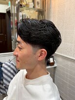 ルドローブラントオオサカ(LUDLOW BLUNT Osaka) 【LUDLOW BLUNT】フェードカット バーバーヘア メンズパーマ