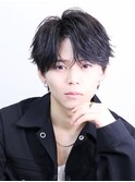 コンマセンターパート フェザーパーマ
