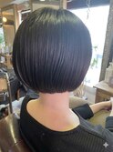 30代40代50代小顔ショートボブ丸みショートカット