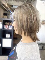 ルーツ ヘア デザイン(roots hair design)&nbsp;四ツ橋美容室★roots★白髪ぼかし★ウルフカット★ブリーチ無し
