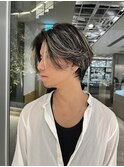 ブリーチハイライト髪質改善ダブルカラーレイヤーカット/新宿駅