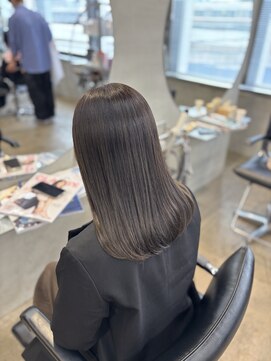 リラクオーレ 三宮 元町(LIRA CUORE) グレージュ×髪質改善縮毛矯正