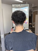 ヒストリー 元住吉(HISTORY)&nbsp;無造作ツイストスパイラルパーマ×刈り上げショート