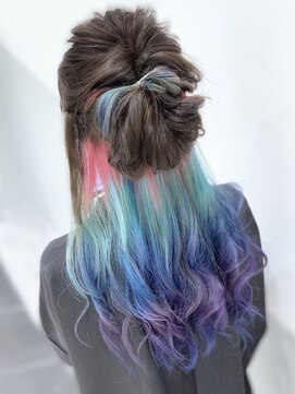 モリオフロムロンドン 泉南店(morio FROM LONDON) インナーカラーユニコーン♪ハイトーンカラー◎20代30代