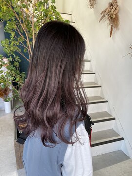 ノア(noa.) ラベンダーパープル(毛先はブリーチ必須)