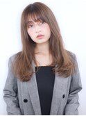 ナチュラルストレート_エアリーミディホワイトアッシュ_78094