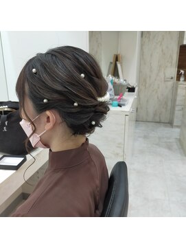 ヘアセットサロン ラシク(LaCQ) パールピンと相性バッチリ★