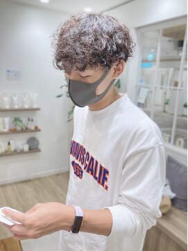 モリオフロムロンドン 松戸店(Morio from London) 【松戸 岩口】プードルパーマ刈り上げマッシュショート