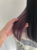 ネオヘアー 曳舟店(NEO Hair)&nbsp;パープルピンク/セクションカラー/インナーカラー/曳舟