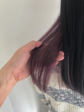 ネオヘアー 曳舟店(NEO Hair) パープルピンク/セクションカラー/インナーカラー/曳舟