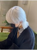 【ホワイトカラー】ブリーチデザインカラー
