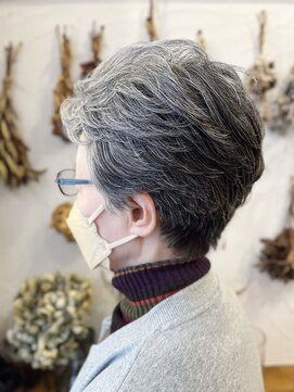 ヘアスタジオ ブリエ(HAIR STUDIO BRILLER) 2023 ミセス ナチュラル グレイヘア 素材を最大限活用☆