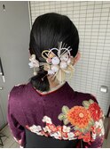 【とまべち】ピタッとシンプルお団子ヘアセット