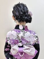 ディア(.eer)&nbsp;浴衣アレンジ☆ // サイドお団子