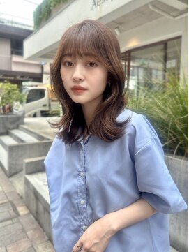 アリスバイアフロート 自由が丘(ALICe by AFLOAT) 鎖骨ミディアムくびれレイヤー