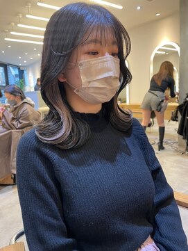 ジーナ 船橋(Zina) 髪質改善＊ロングレイヤーグレーベージュ＊美髪【Zina船橋】