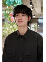 マッシュウルフニュアンスカーリーパーマ