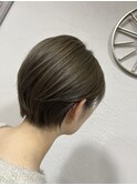 【ショートボブ×オリーブグレージュ】 別府/大分