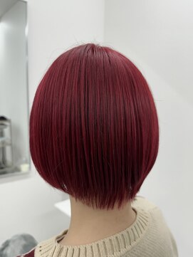 ロエン 西岡崎店(ROEN) ワインレッド【ブリーチ1回】