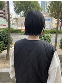 パツっと切りっぱなし外ハネボブ