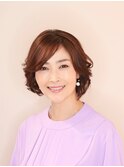 大人カーリーショートボブ　３０代・４０代・５０代