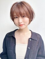 セイドット オモテサンドウ(Say. omotesando)&nbsp;say.黒髪ボブルフネビージュ小顔ワンレンミルクティーベージュ