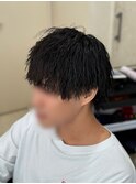 無造作縦落ちツイストパーマ