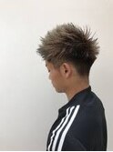 ツーブロックショート