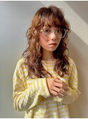 ロング×くるくるパーマ　モデル撮影2025 M1