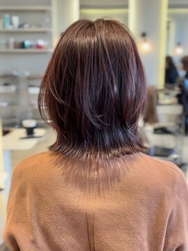 ケリーアン 太田(kelly.un) レイヤーボブ / シアーブラウン / 切りっぱなしボブ / 群馬太田