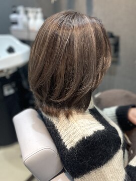 トレント(ToRrent) ミディアムレイヤー 白髪ぼかしハイライト 30代 40代 50代