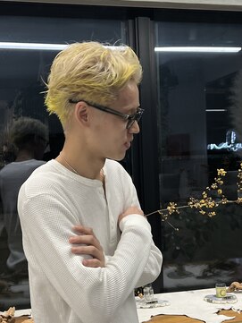 ナル(nalu.) デザインカラー/イエローカラー/メンズハイトーン