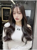 ミニウルフレイヤーカット顔周りカット前髪カット韓国ロング池袋
