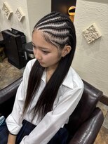 リブール(Libur) フロントコーンロウ　シンプルスタイル