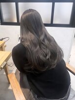 エレ 博多(ere)&nbsp;【ere博多：川崎】グレージュ×切りっぱなしロング×韓国巻き