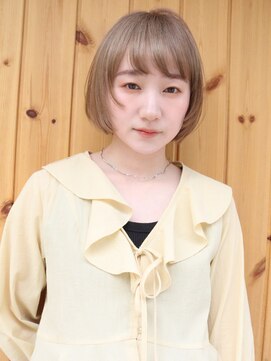 ブゾン(buZon) 【buZonブゾン】レイヤーボブ×シアベージュ