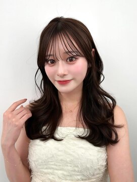 アマトウキョウ アユンチェ(AMA TOKYO×AYUNCHE) 前髪顔まわり韓国ヘアレイヤーカットサイドバンク2wayバンク韓国