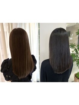 《明治神宮前駅2分》湿気・うねりの対策におすすめ☆自然な仕上がりのストレートヘアが叶う♪