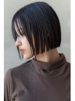 アンスリウム 吹田(Anthurium)&nbsp;切りっぱなしボブ/ブルーカラーミニボブ/あごラインボブ20代30代