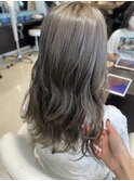 ダブルカラーブリーチグレージュアッシュ