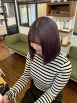 ユイマァル 倉敷店(YUIMARL)&nbsp;ボブ×ラベンダーカラー