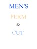 【泡パーマ】メンズ特殊パーマ（ツイスト、スパイラル等）+カット+炭酸泉