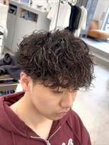 テンション(tension)&nbsp;メンズシャドウパーマメンズカットツイストスパイラル札幌大通駅