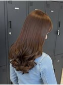 ハイライトブリーチダブルカラーレイヤーカットくびれレイヤー