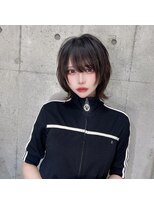 インク 渋谷(INK.)&nbsp;ミルクティーブロンドニュアンスウルフワンホンレイヤー渋谷