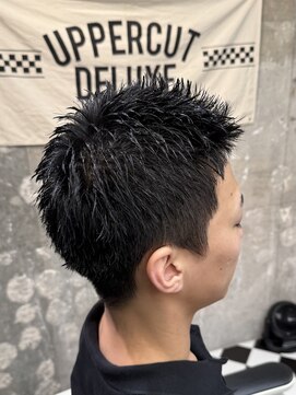 フランクス バーバー ウエストトウキョウ 吉祥寺店(FRANK’S BARBER WEST TOKYO) 波巻きツイストスパイラルリバースセンターパートパH