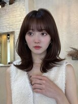 メゾンイデアル(maison Ideal)&nbsp;【大人可愛いヘア】小顔見せ抜群＊ミディアムレイヤー