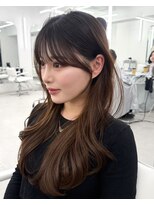 アマトウキョウ アユンチェ(AMA TOKYO×AYUNCHE)&nbsp;前髪顔まわり韓国ヘアレイヤーカットサイドバンク2wayバンク韓国